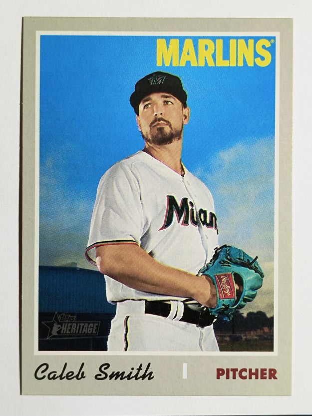 2019 Topps Heritage #699 Caleb Smith