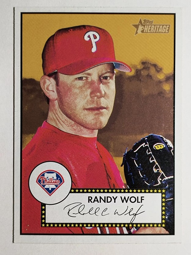 2001 Topps Heritage #28 Randy Wolf