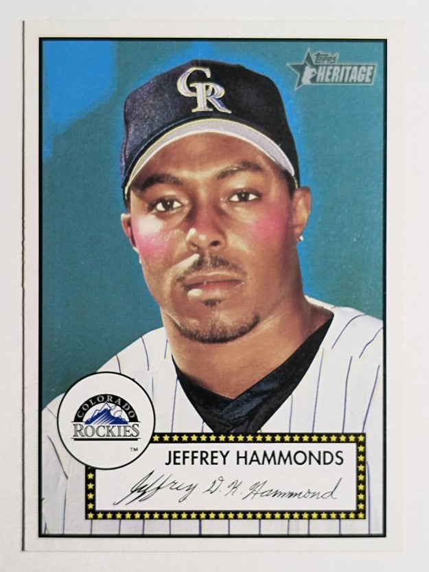 2001 Topps Heritage #186 Jeffrey Hammonds