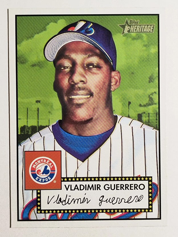 2001 Topps Heritage #300 Vladimir Guerrero