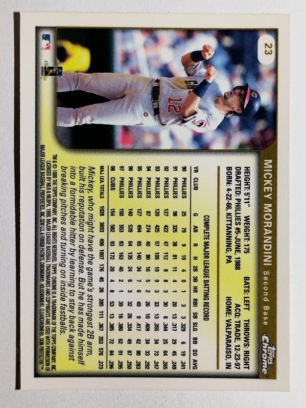 1999 Topps Chrome #23 Mickey Morandini