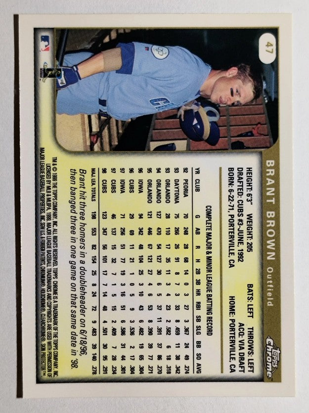 1999 Topps Chrome #47 Brant Brown