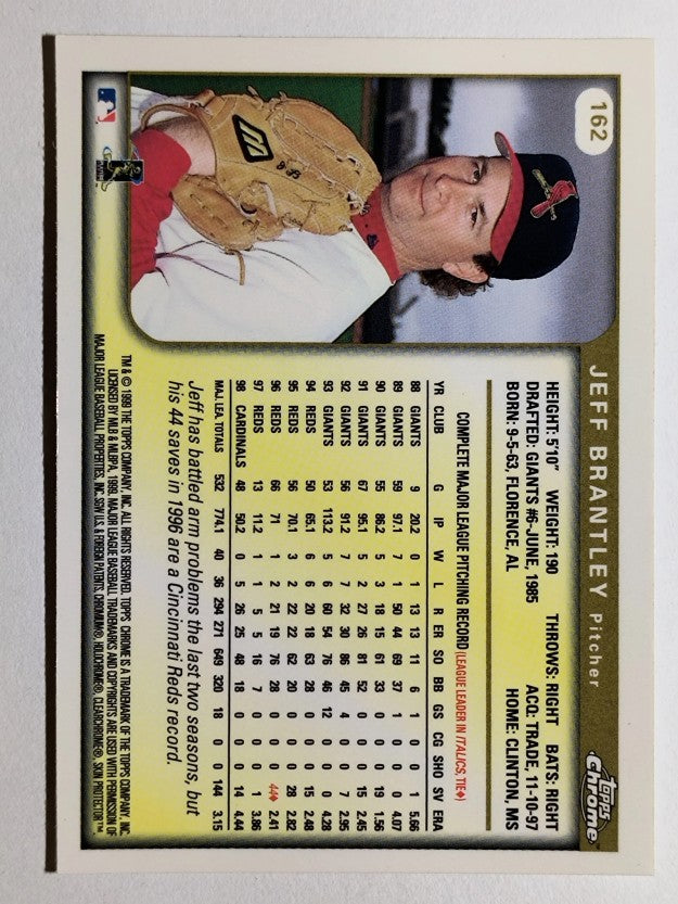 1999 Topps Chrome #162 Jeff Brantley