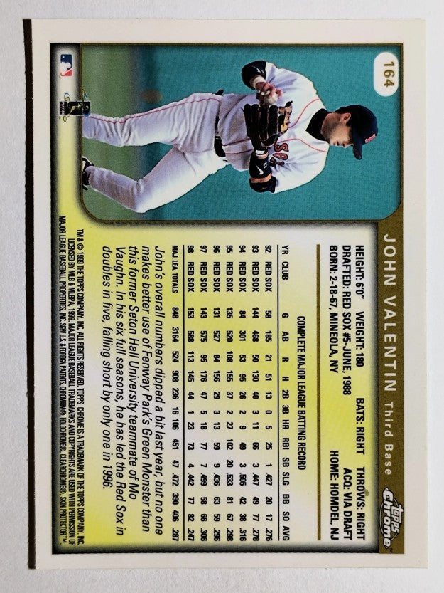 1999 Topps Chrome #164 John Valentin