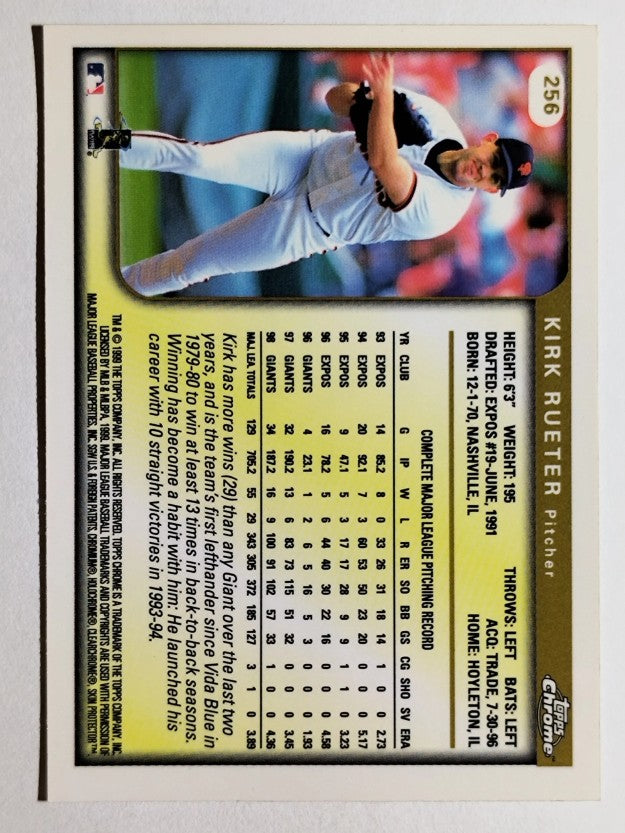 1999 Topps Chrome #256 Kirk Rueter