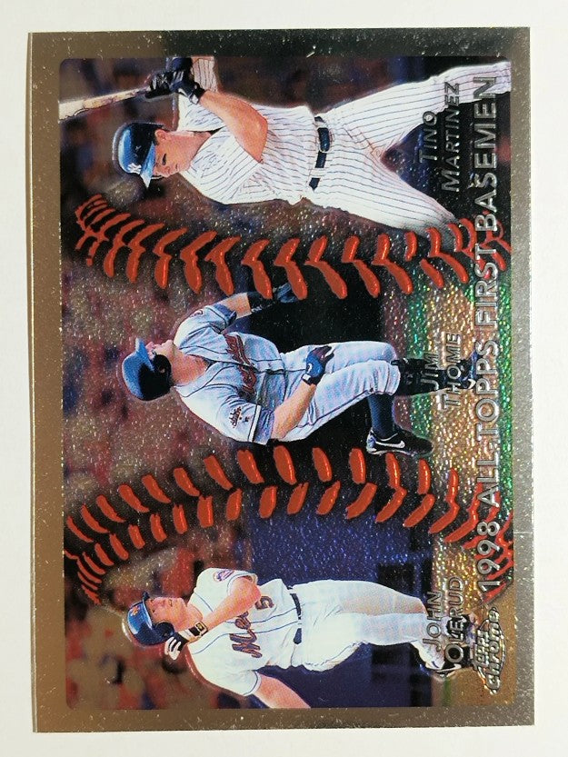 1999 Topps Chrome #451 John Olerud/Jim Thome/Edgar Martinez AT