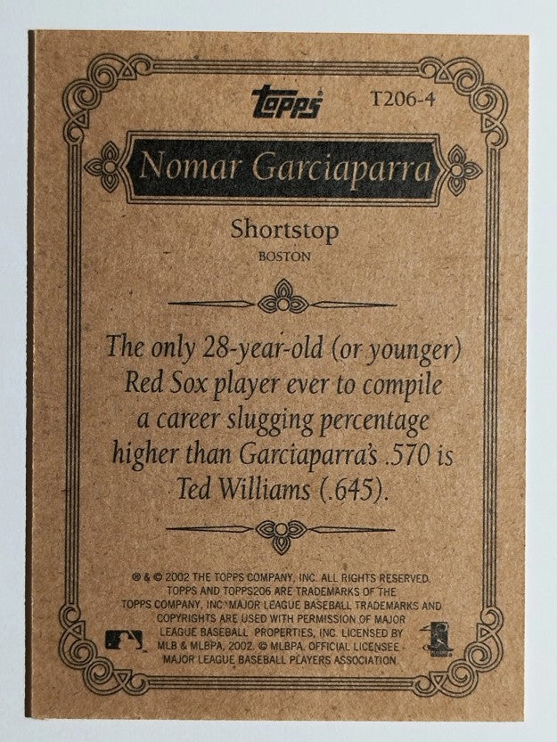 2002 Topps 206 Team 206 Series 2 #T2064 Nomar Garciaparra