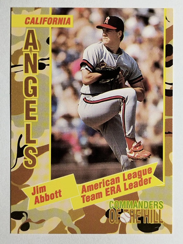 1993 Topps Commanders of the Hill #4 Jim Abbott