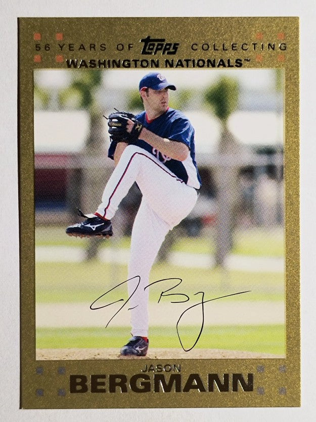 2007 Topps Update Gold #96 Jason Bergmann (NM)