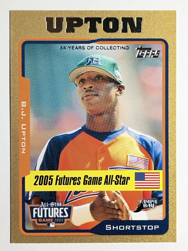 2005 Topps Update Gold #213 B.J. Upton FUT