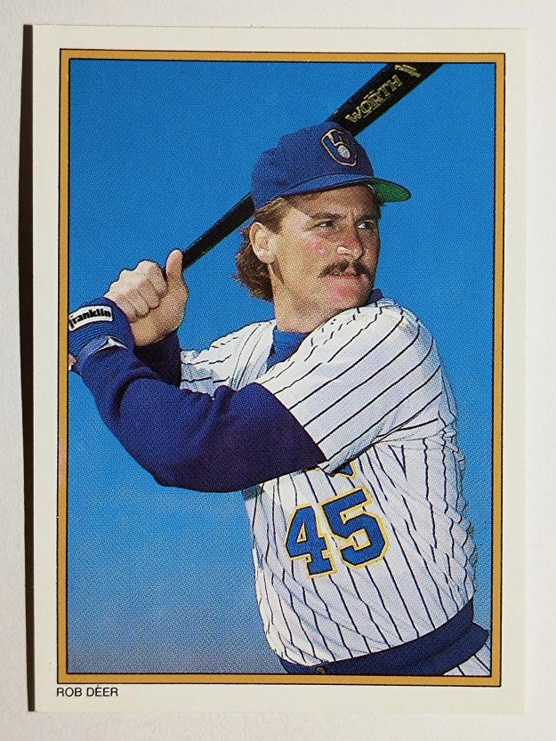 1987 Topps Glossy Send-Ins #22 Rob Deer
