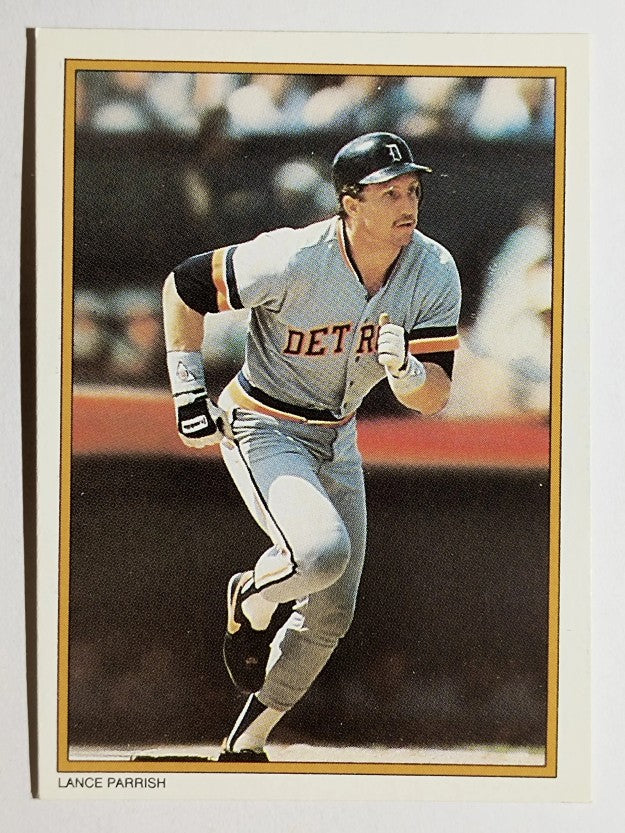 1987 Topps Glossy Send-Ins #58 Lance Parrish