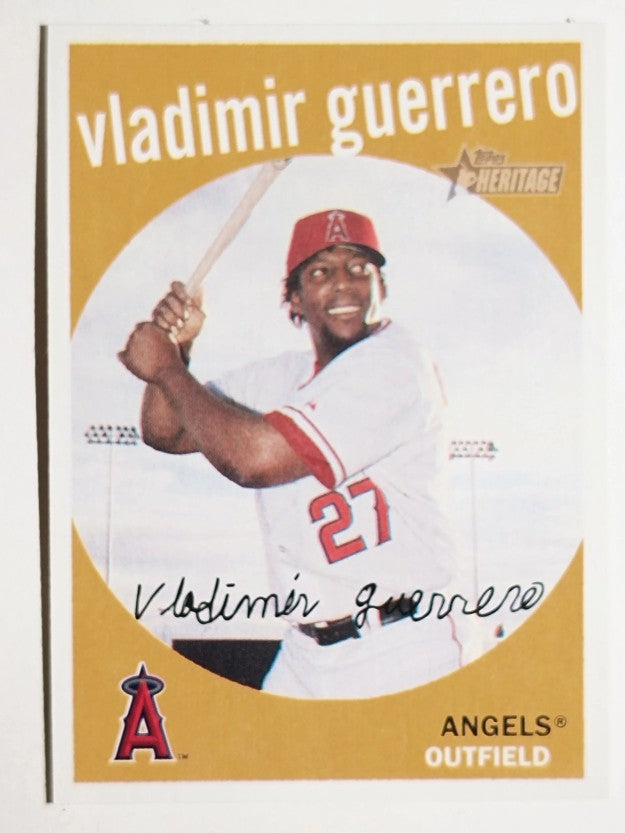 2008 Topps Heritage #1 Vladimir Guerrero