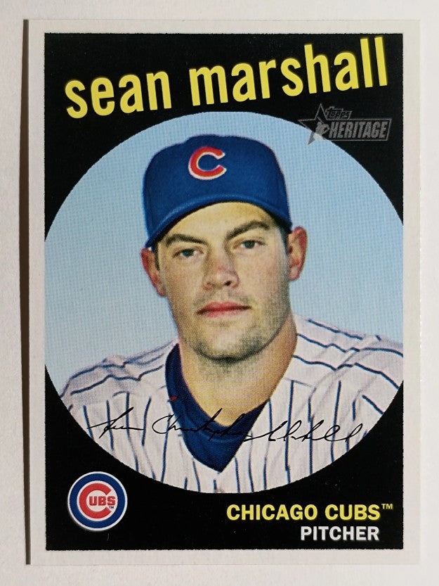 2008 Topps Heritage #15 Sean Marshall