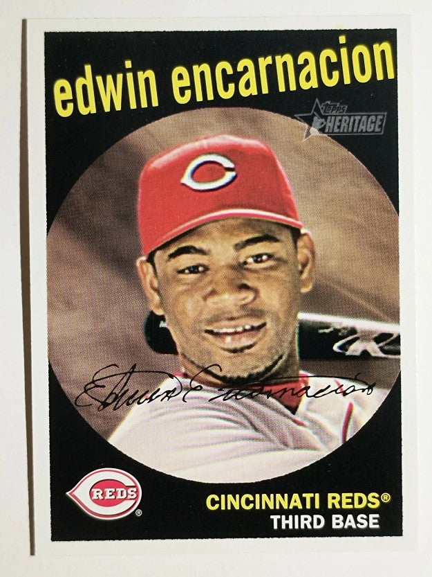 2008 Topps Heritage #25 Edwin Encarnacion