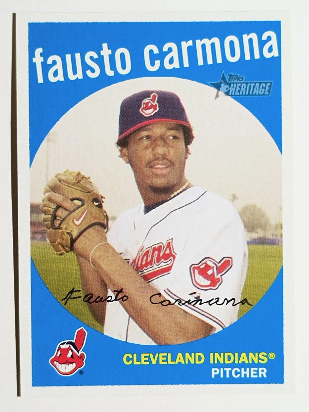2008 Topps Heritage #26 Fausto Carmona