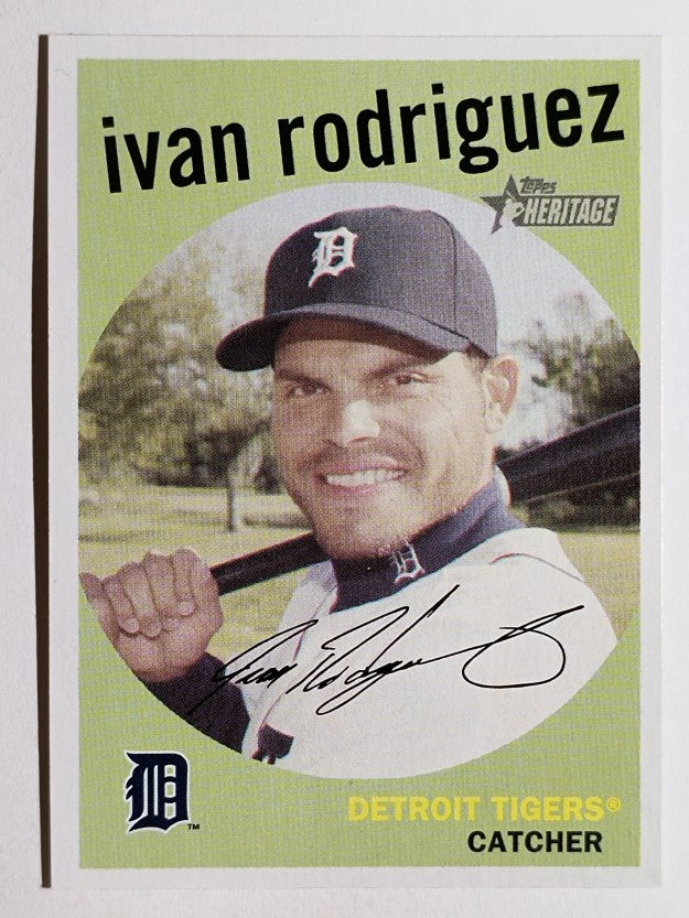 2008 Topps Heritage #28 Ivan Rodriguez GB SP