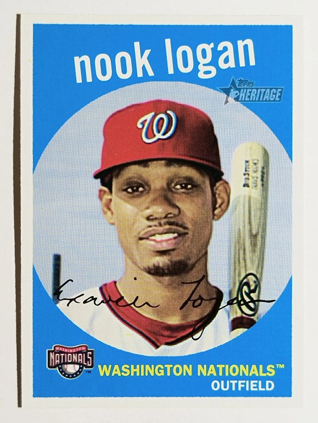 2008 Topps Heritage #31 Nook Logan
