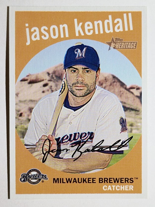 2008 Topps Heritage #44 Jason Kendall