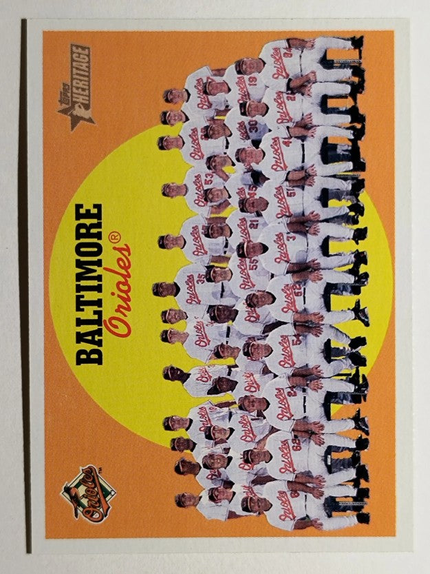 2008 Topps Heritage #48 Baltimore Orioles