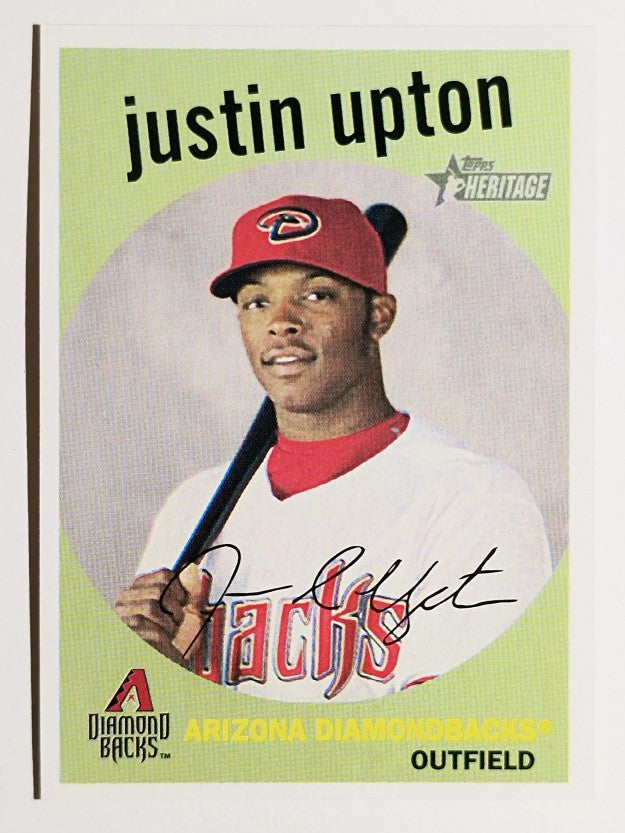 2008 Topps Heritage #54 Justin Upton GB SP