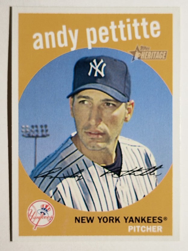 2008 Topps Heritage #60 Andy Pettitte GB SP