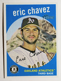 2008 Topps Heritage #63 Eric Chavez