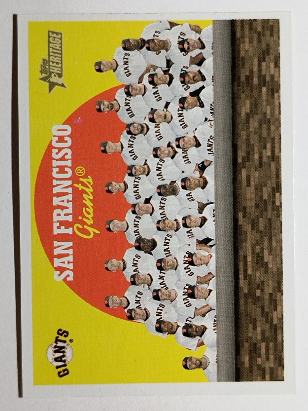 2008 Topps Heritage #69 San Francisco Giants GB SP