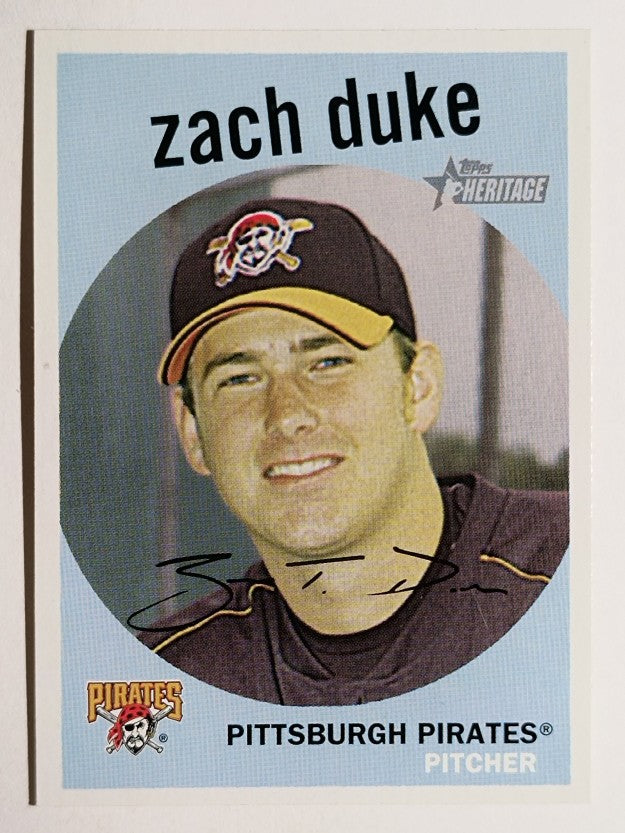 2008 Topps Heritage #72 Zach Duke