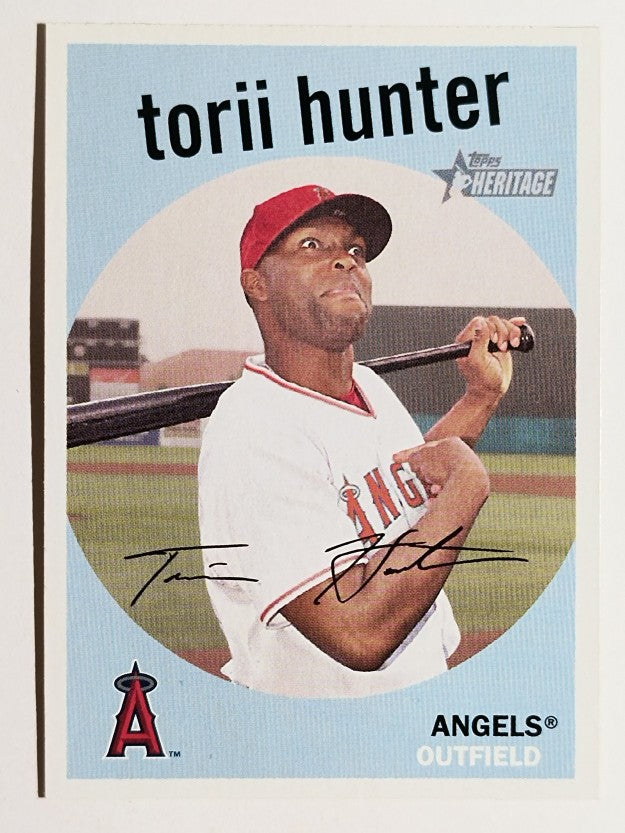 2008 Topps Heritage #81 Torii Hunter GB SP