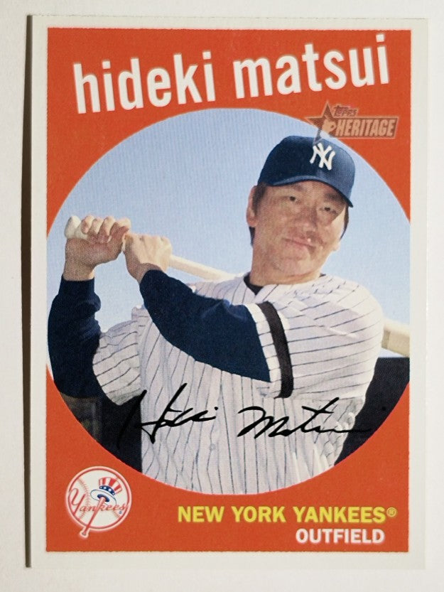 2008 Topps Heritage #90 Hideki Matsui GB SP