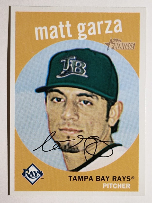 2008 Topps Heritage #91 Matt Garza GB SP