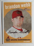 2008 Topps Heritage #97 Brandon Webb
