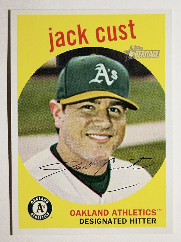 2008 Topps Heritage #100 Jack Cust