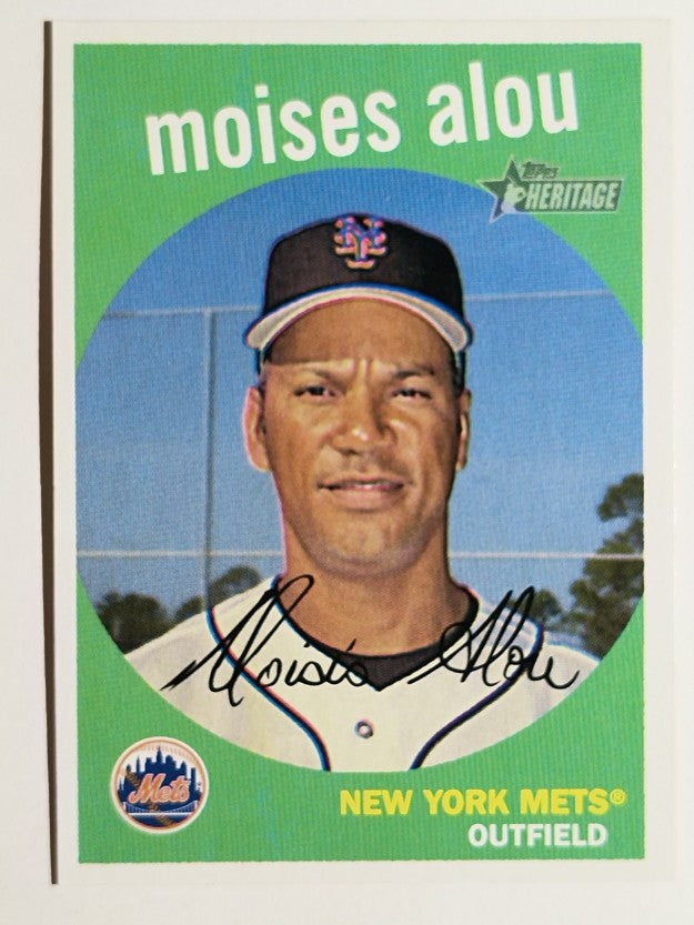 2008 Topps Heritage #102 Moises Alou GB SP