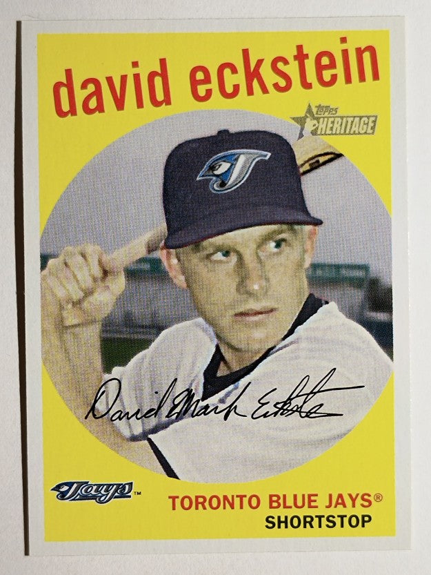 2008 Topps Heritage #109 David Eckstein
