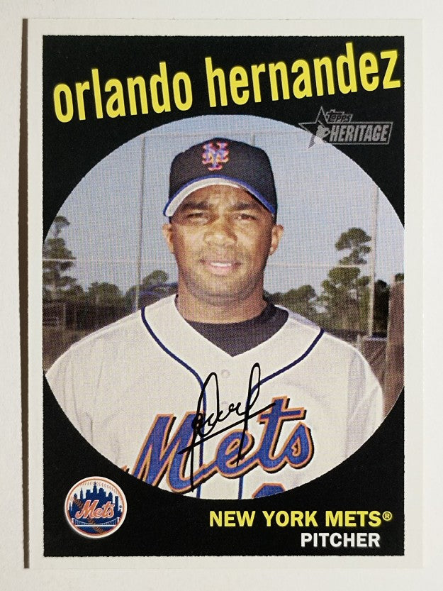 2008 Topps Heritage #113 Orlando Hernandez