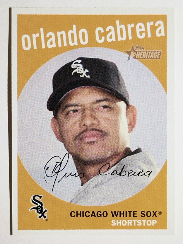 2008 Topps Heritage #114 Orlando Cabrera