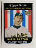 2008 Topps Heritage #117 Daric Barton GB SP