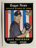 2008 Topps Heritage #121 Dave Davidson RC