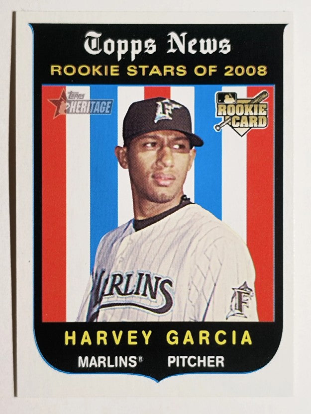 2008 Topps Heritage #125 Harvey Garcia