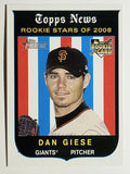 2008 Topps Heritage #126 Dan Giese GB SP