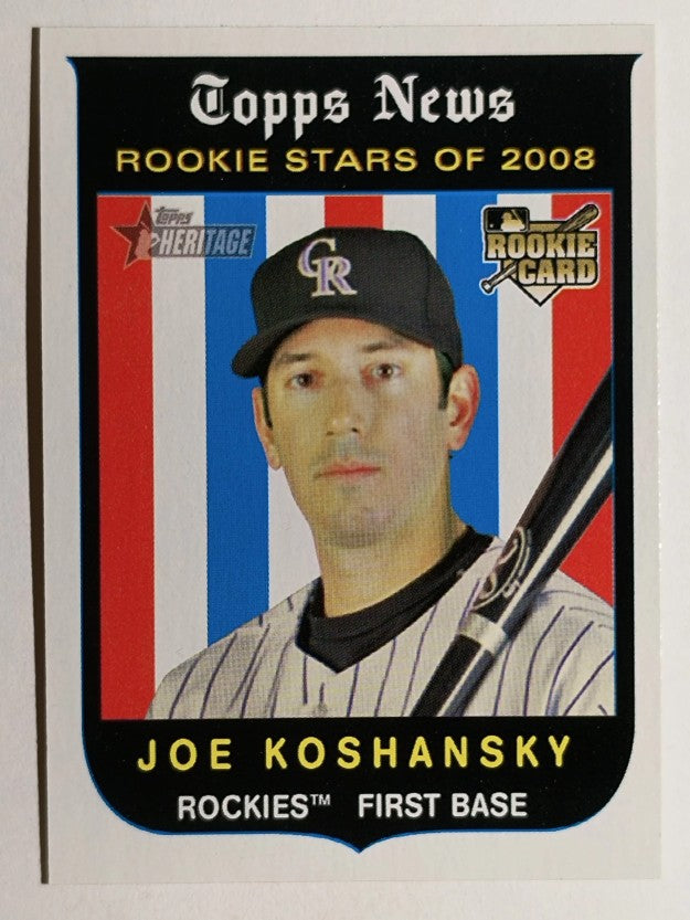 2008 Topps Heritage #132 Joe Koshansky