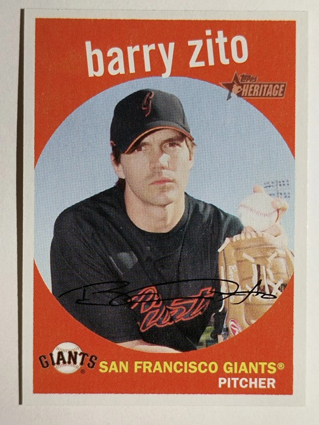 2008 Topps Heritage #149 Barry Zito
