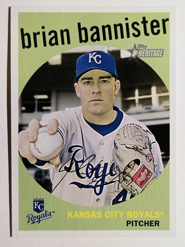 2008 Topps Heritage #152 Brian Bannister