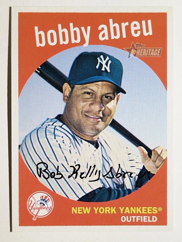 2008 Topps Heritage #154 Bobby Abreu