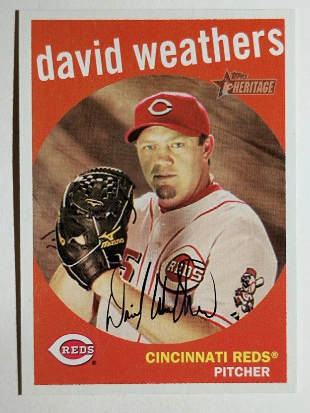 2008 Topps Heritage #159 David Weathers