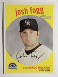 2008 Topps Heritage #161 Josh Fogg