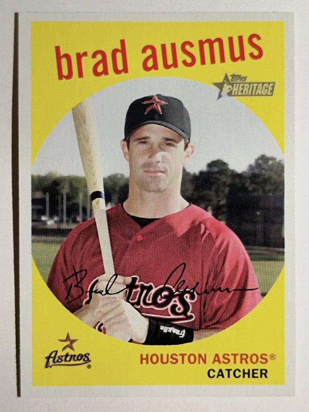 2008 Topps Heritage #163 Brad Ausmus