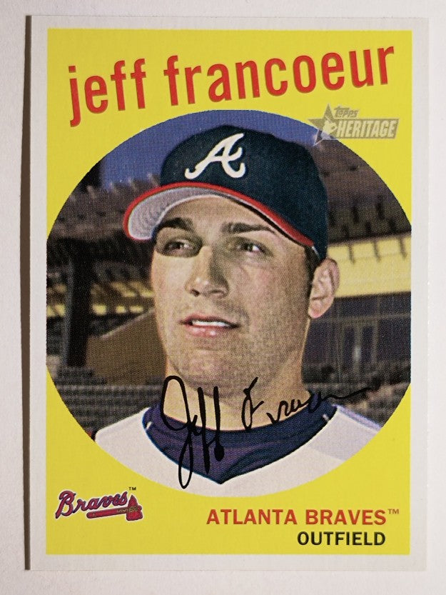 2008 Topps Heritage #165 Jeff Francoeur